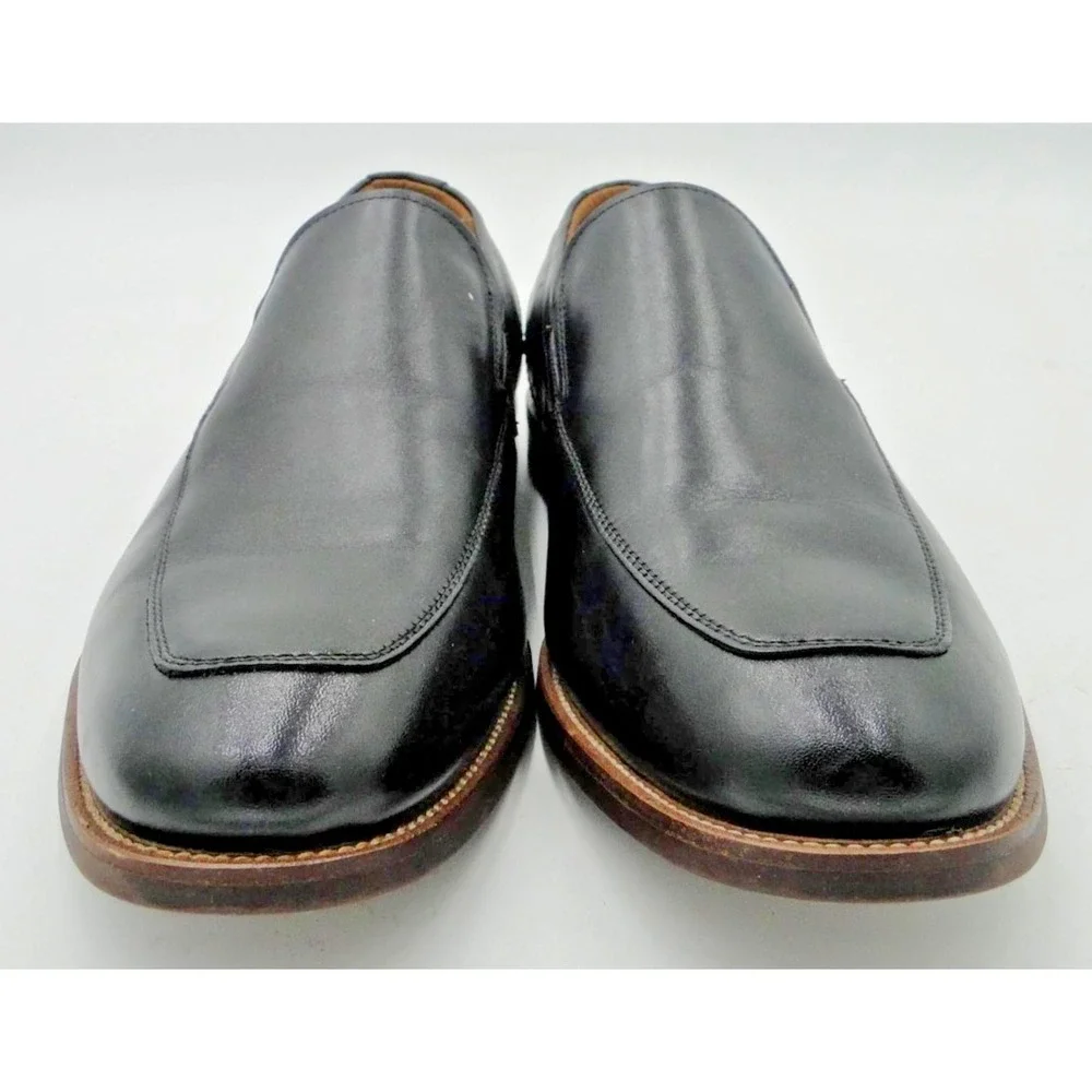 Florsheim Rucci Moc‎ Toe Slip-On Mens Loafer 9W Black NWOT